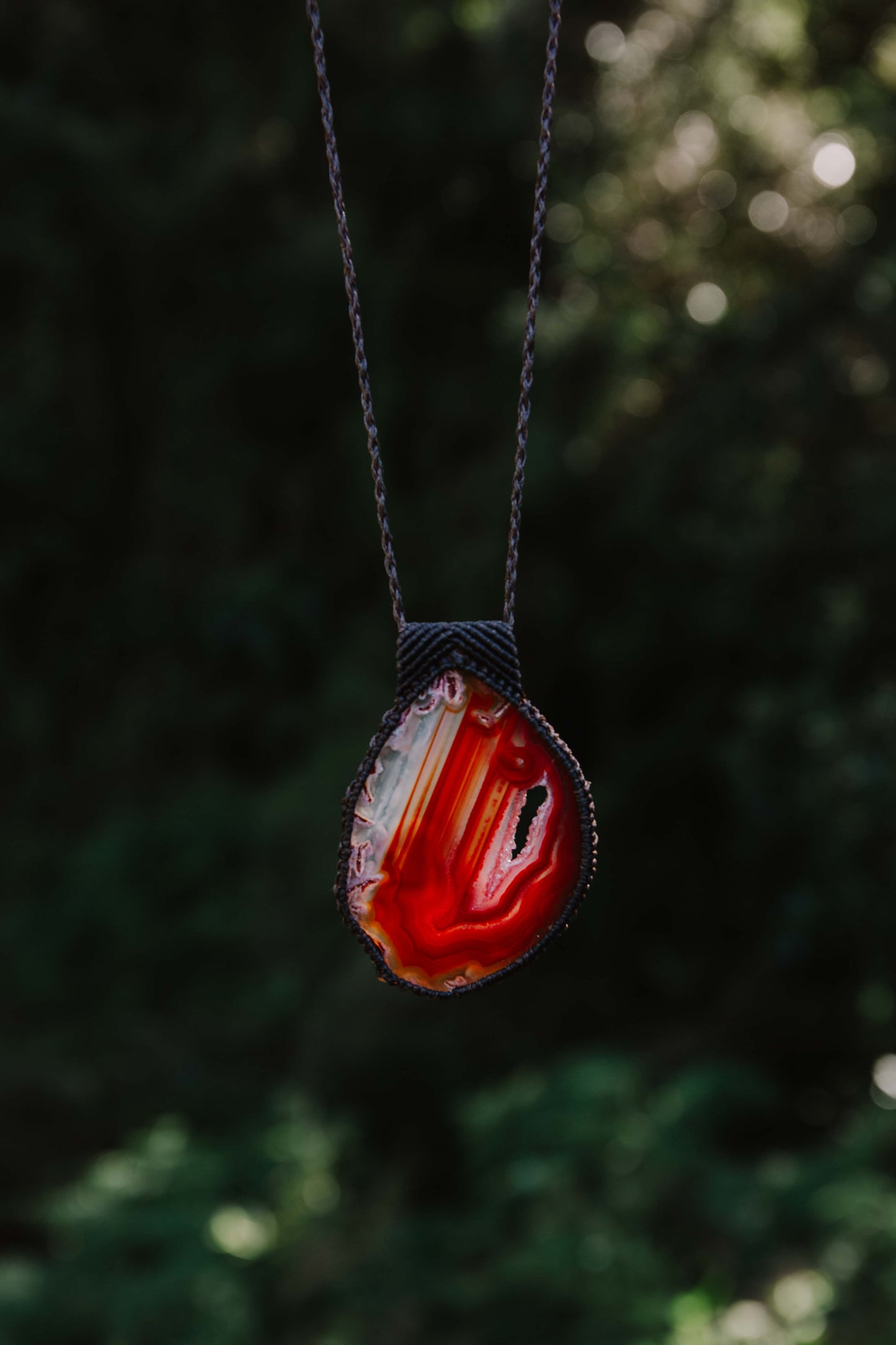 Red agate talisman