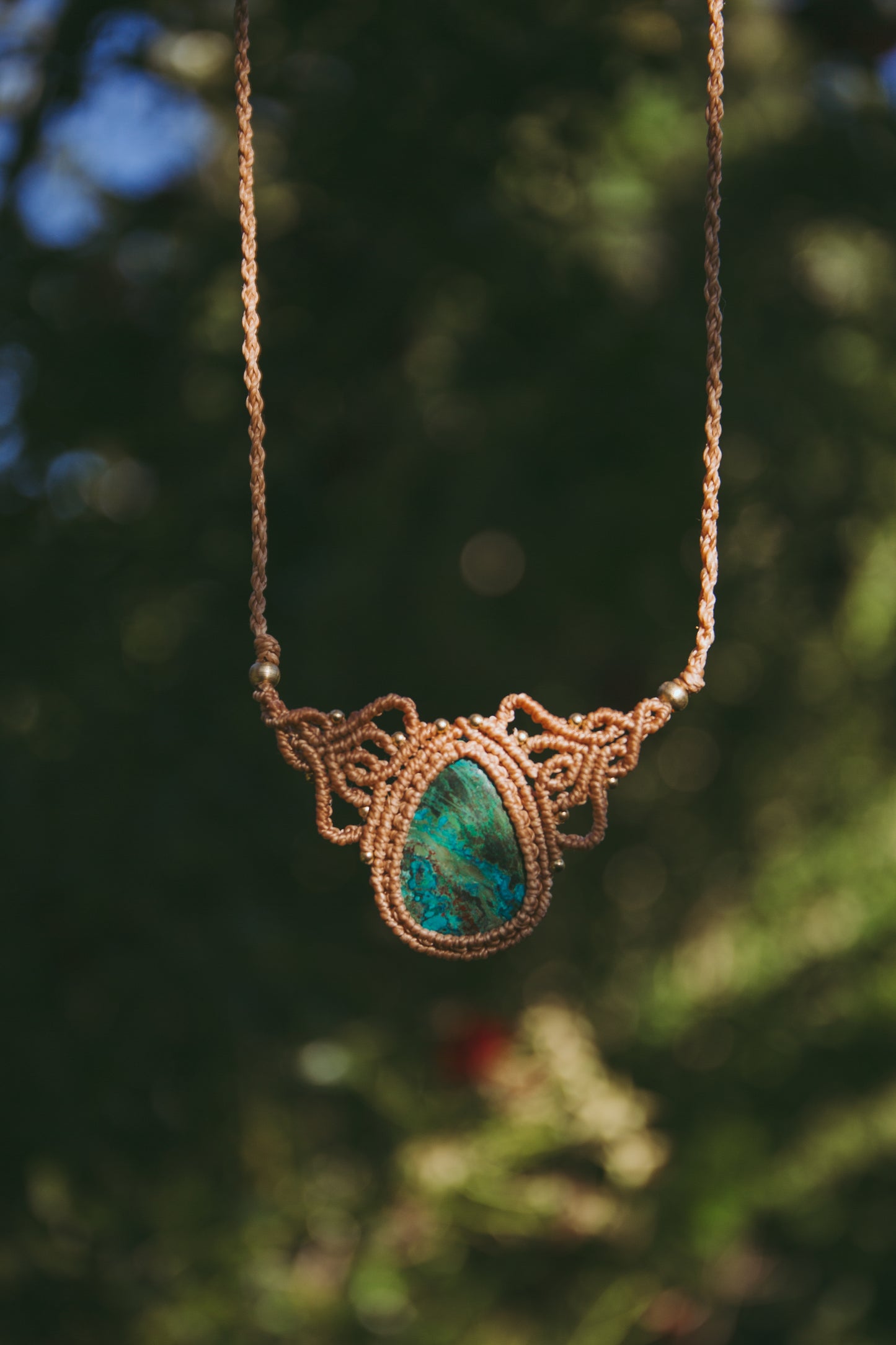 Chrysocolla adornment