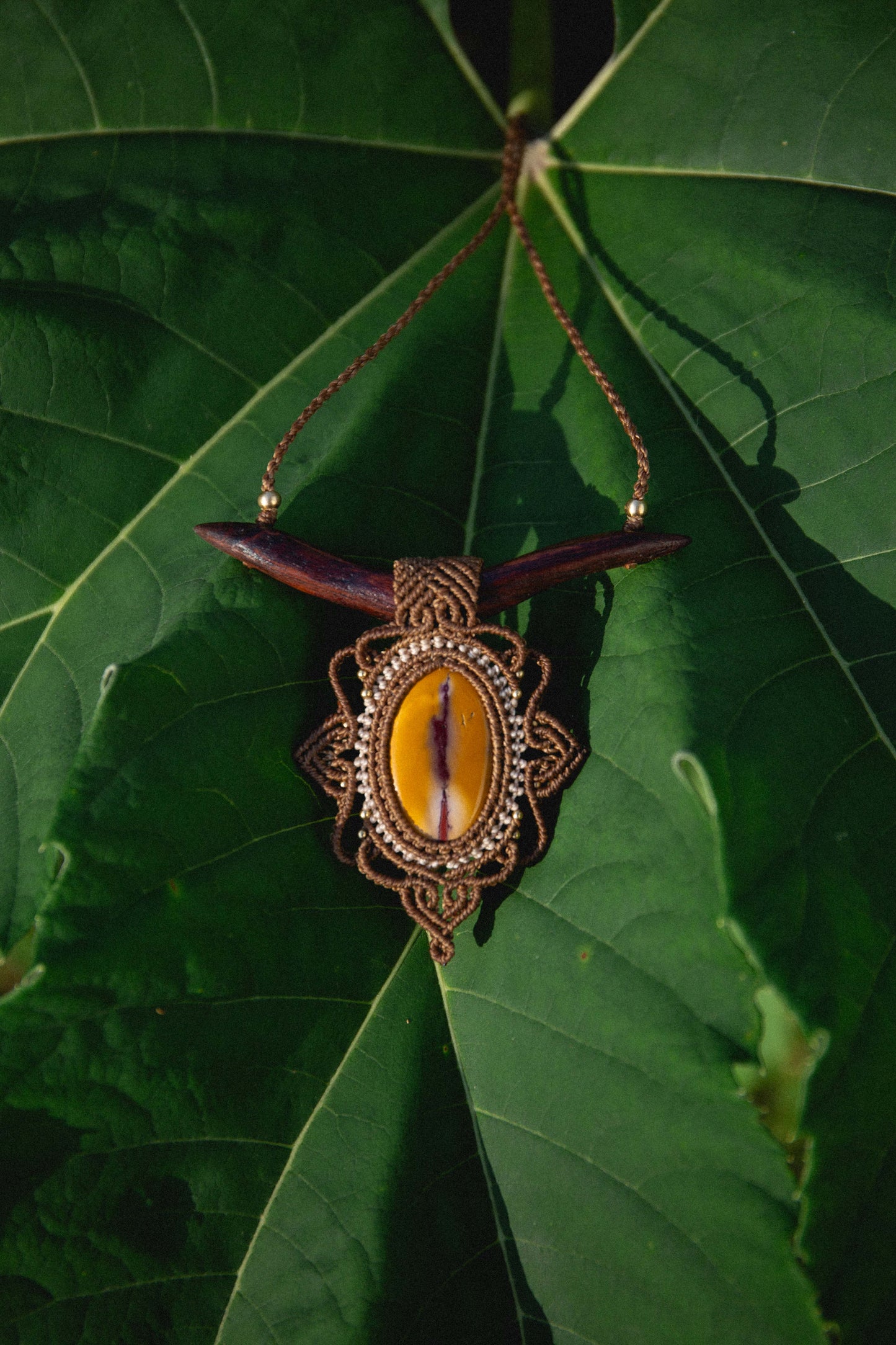 Mookaite and acacia adornment