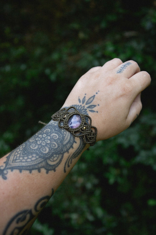 Amethyst bracelet