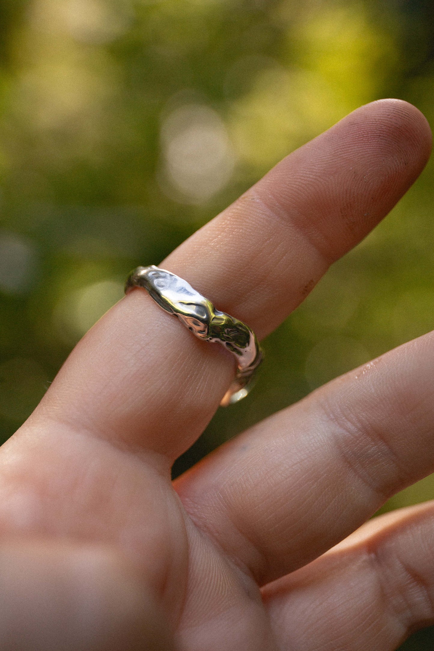Mystic Lunar Prasiolite Ring size 10