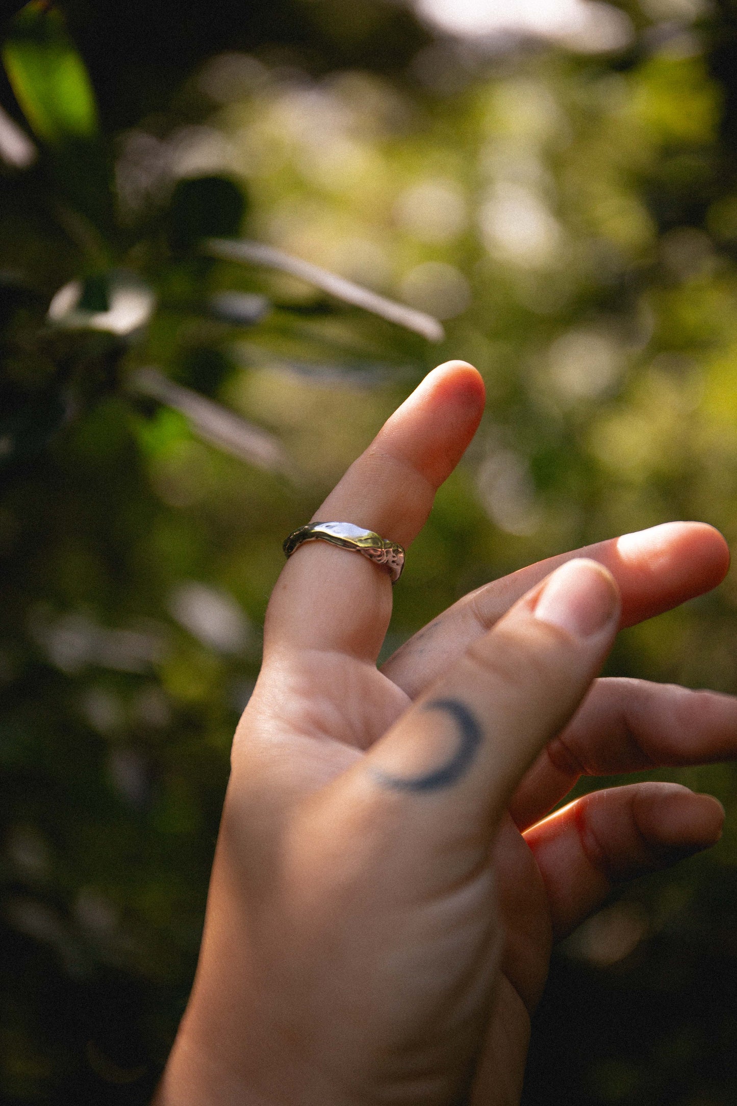 Mystic Lunar Prasiolite Ring size 10