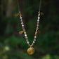 Botswana agate beaded talisman