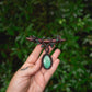 Chrysoprase leaf and vine adornment