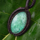 Chrysoprase leaf and vine adornment